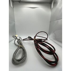 GE and BAM Braided HDMI Cables Lot Silver Red Black High Speed Gold Plated